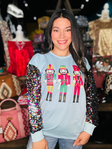 Nutcracker Sequins Top