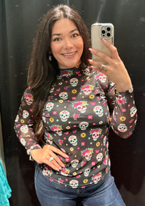 Life Is Brief Mesh Top