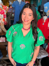 Load image into Gallery viewer, Lucky Bloom Blouse
