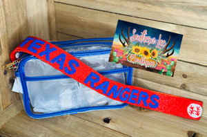 TX Rangers Beaded Strap