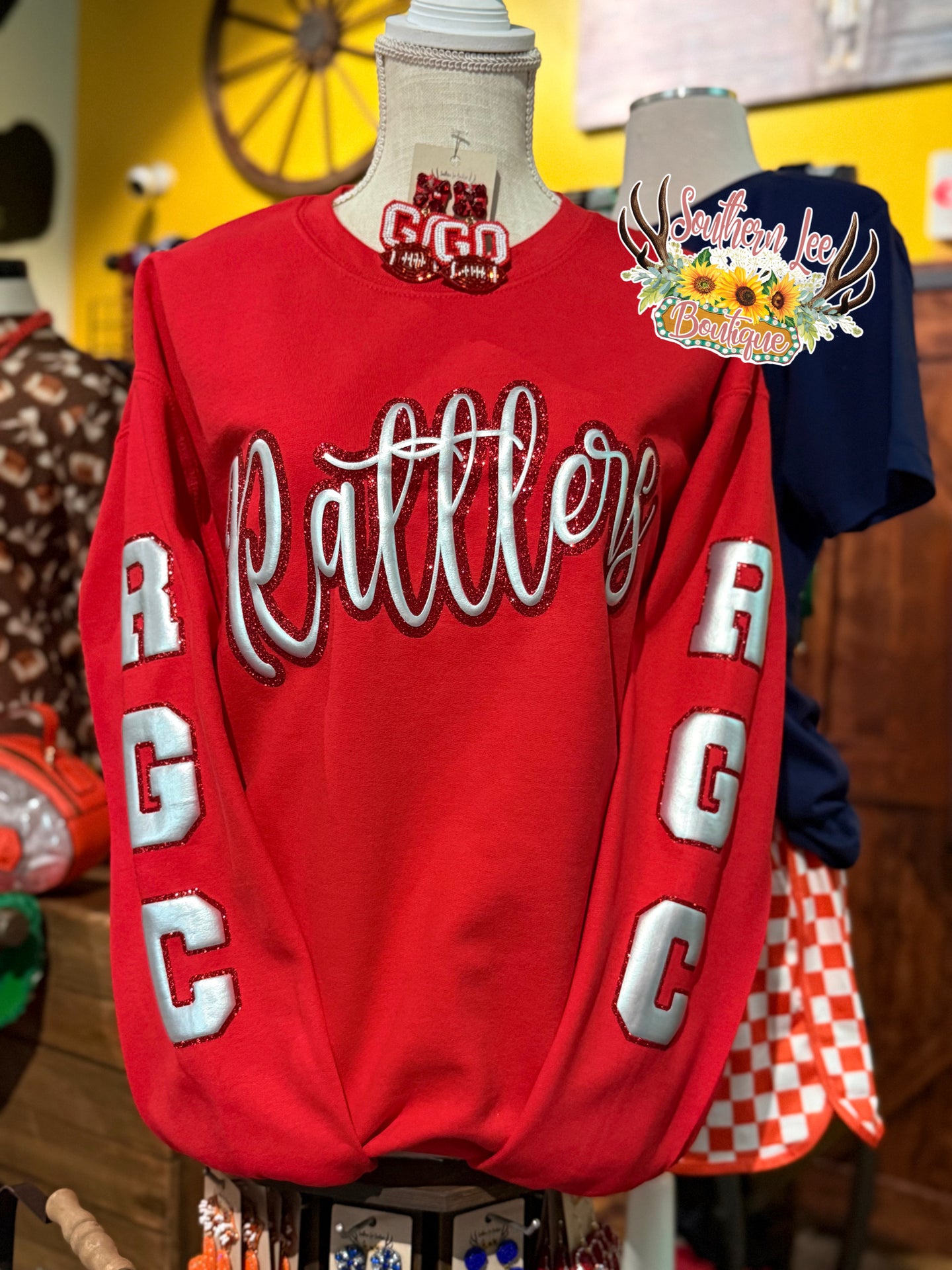 PRE-ORDER Rattlers Sweater (Rio Grande City HS)