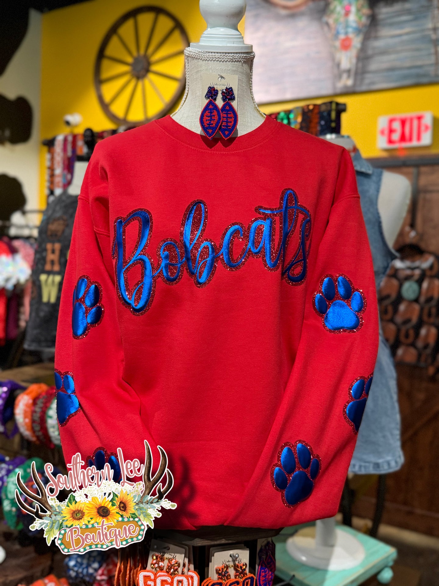 PRE-ORDER Bobcat Sweater (Edinburg HS)