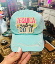 Load image into Gallery viewer, Tequila Made Me Do It Cap
