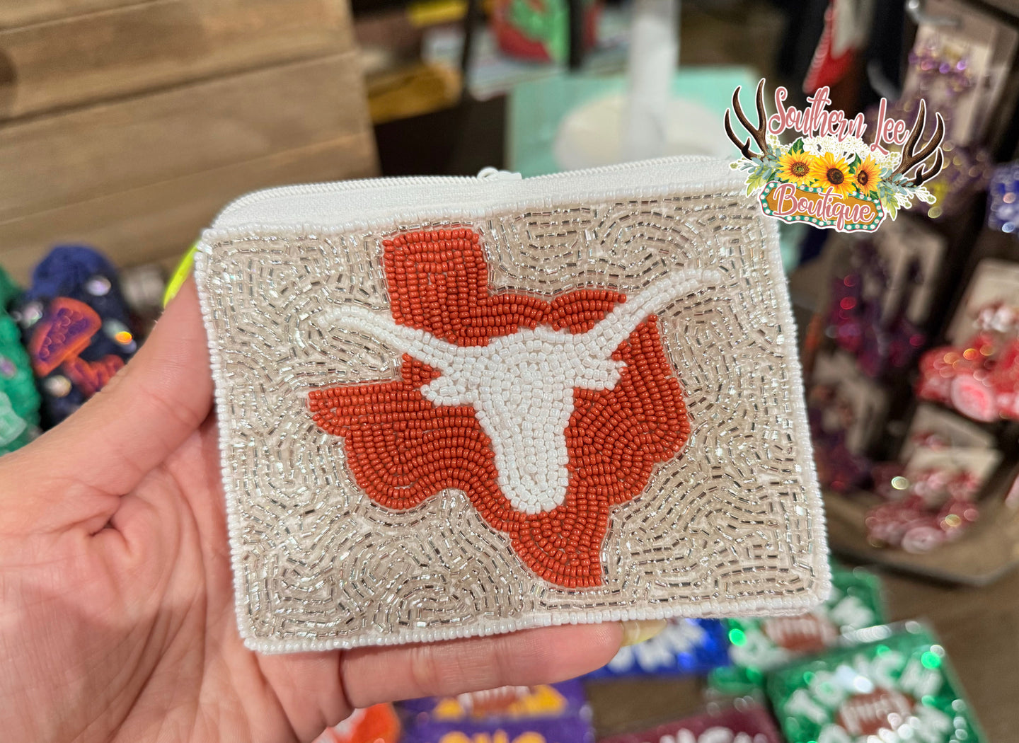 Longhorn Coin Pouch