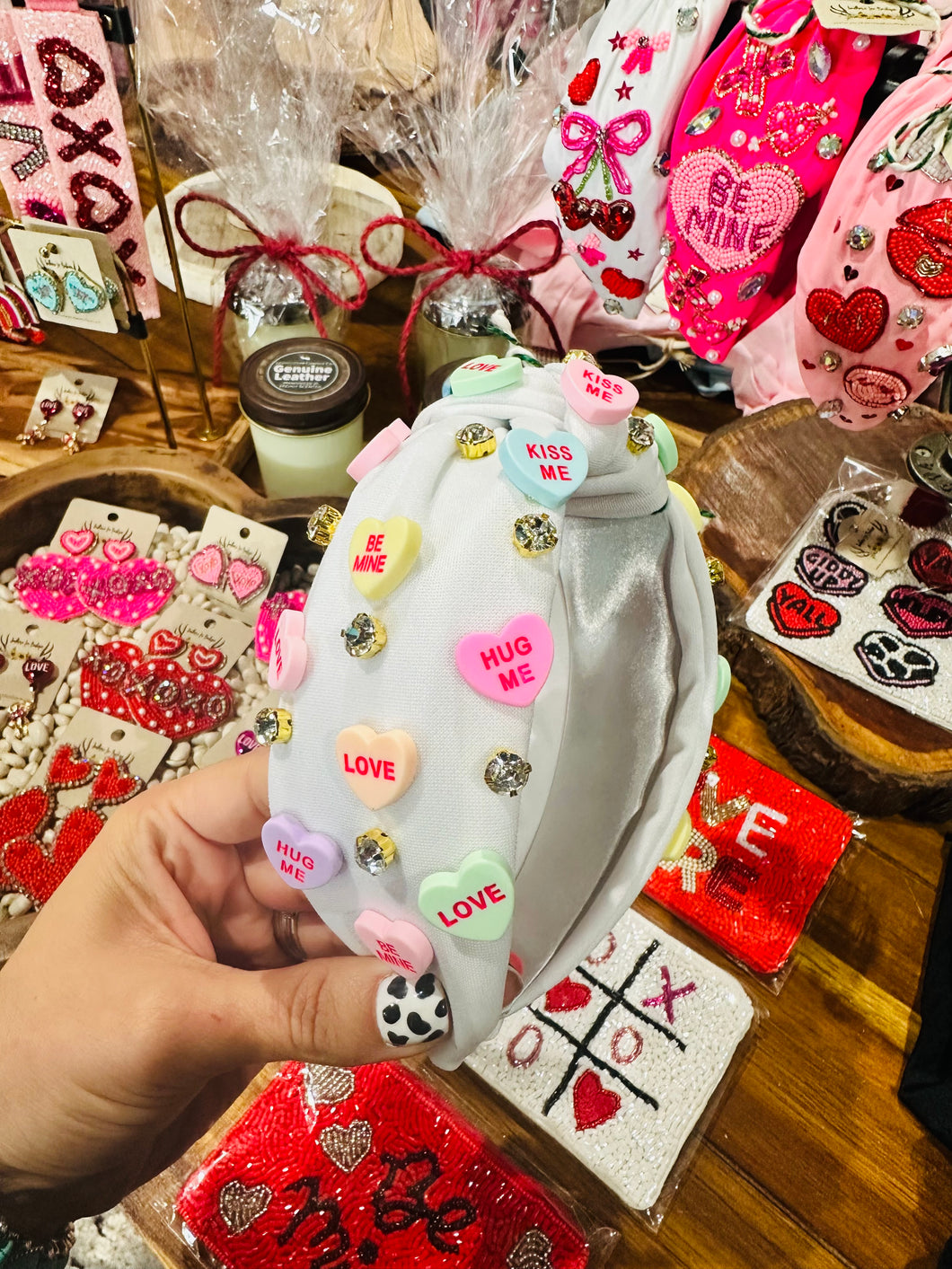 Conversation Heart Headband