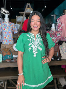 Kelly Chic Embroidered Dress