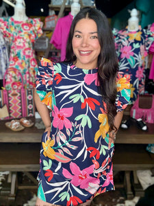 Floral Ruffled Dress