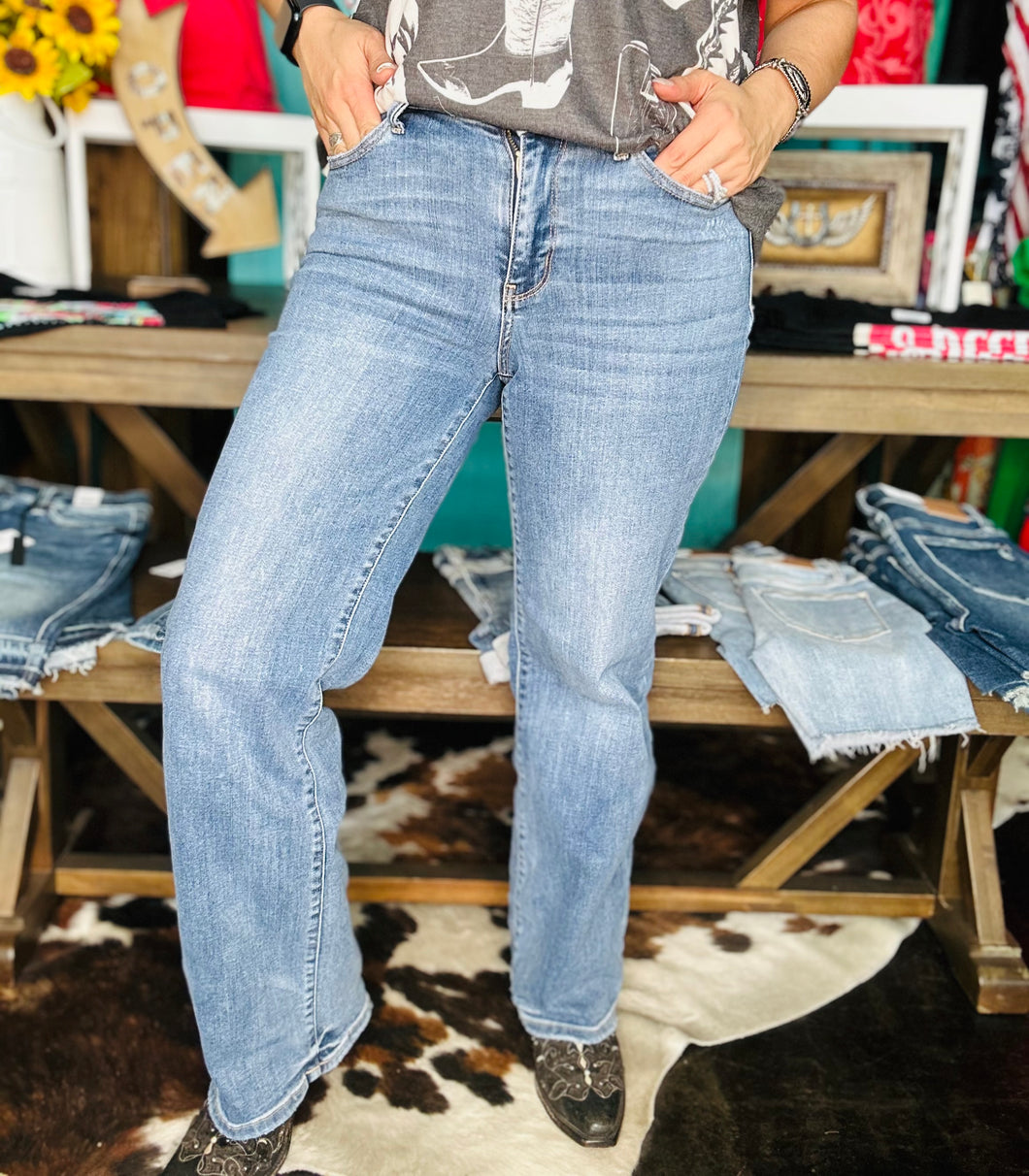 Judy Blue Wide Leg Jeans