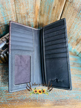Load image into Gallery viewer, Montana West Dark Chocolate Wallet
