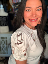 Load image into Gallery viewer, Western Embroidered Top
