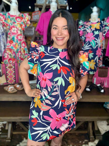 Floral Ruffled Dress