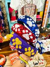 Load image into Gallery viewer, Paw Sequins Headband
