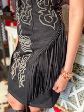 Load image into Gallery viewer, Boot Stitch Dress Black
