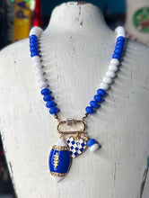 Load image into Gallery viewer, Football Bubble Charm Necklace
