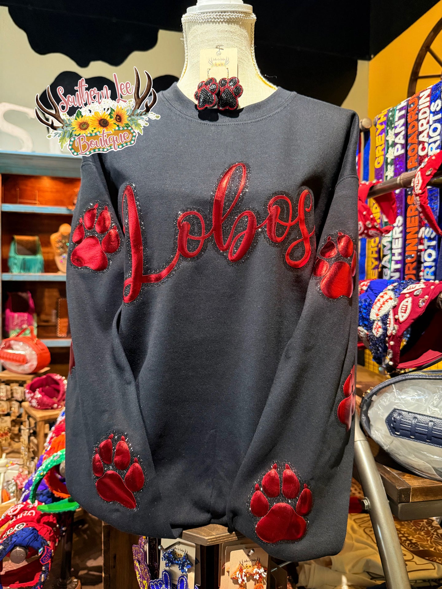 PRE-ORDER Lobos Sweater (Palmview HS)