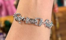 Load image into Gallery viewer, Silver Gator Bracelet
