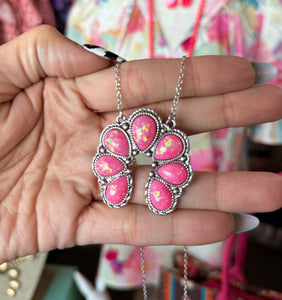 Pink Opal Necklace