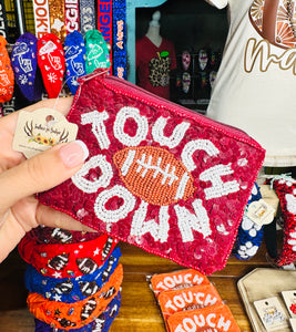 Touchdown Coin Pouch - Maroon