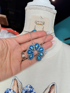 Blue Opal Necklace