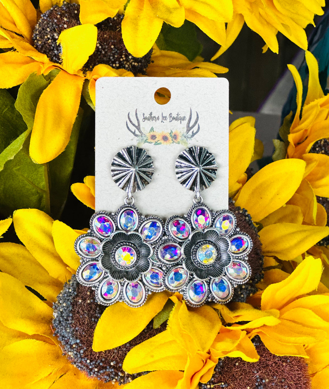 Bloom Earrings - Iridescent