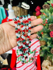 Christmas Beaded Necklace