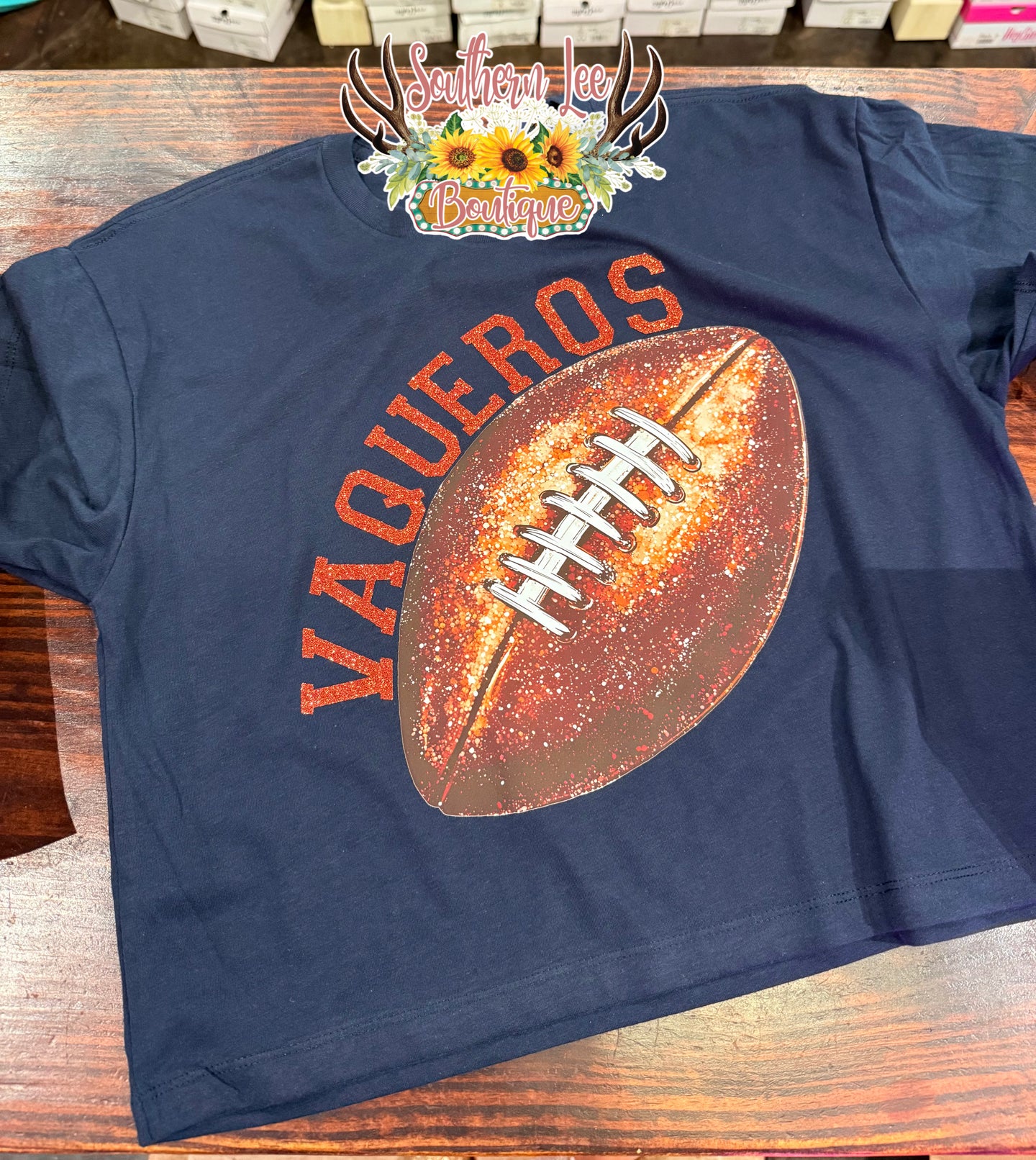 VAQUERO’s Football Cropped Tee