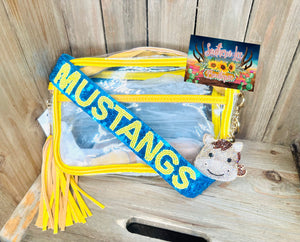 Mustangs Sequins Strap - Dark Turq