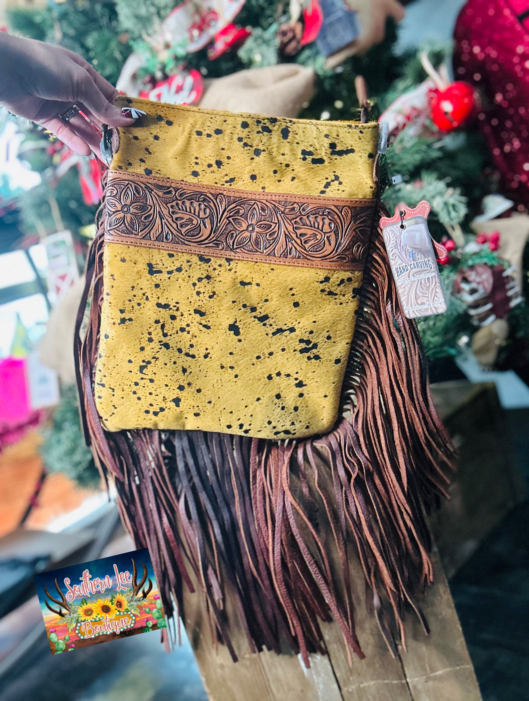 AMERICAN DARLING MUSTARD CROSSBODY