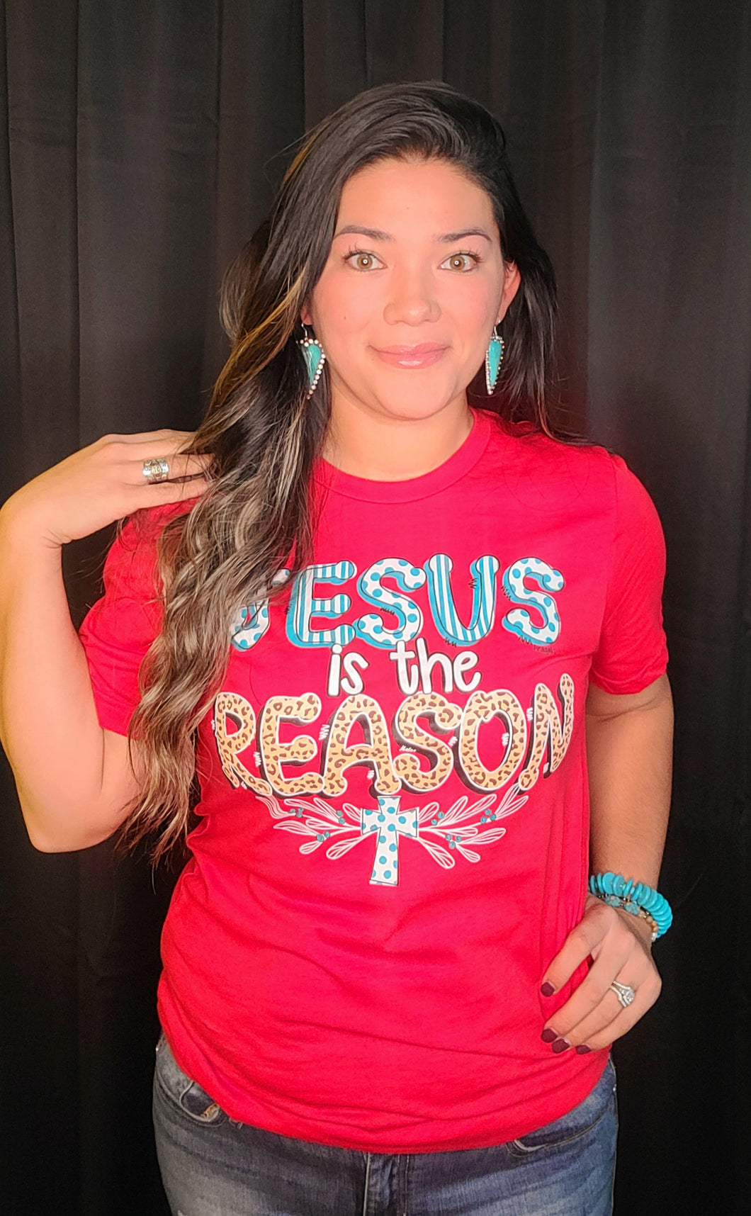 JESUS IS THE REASON TEE - RED
